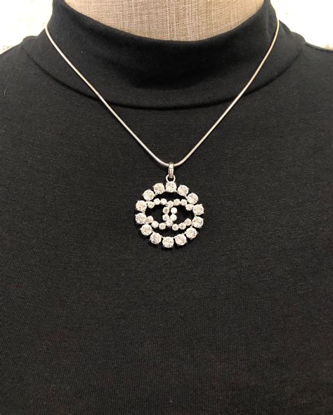 mini cc chanel necklace|genuine Chanel necklace.